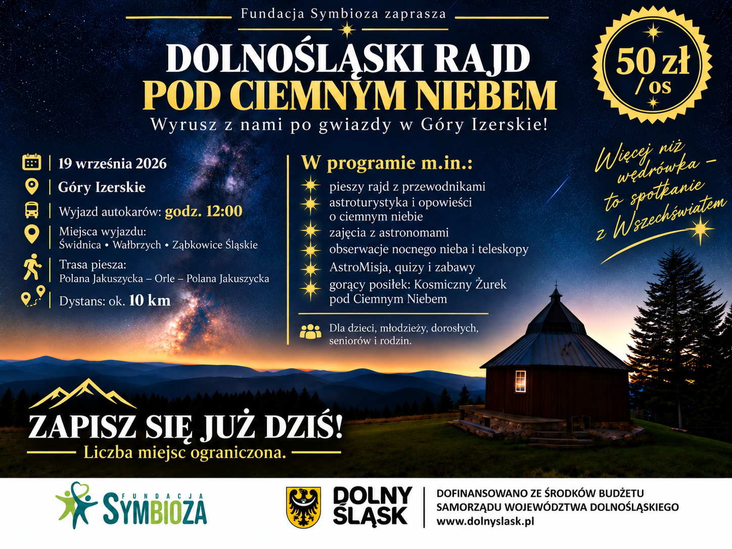 Wybierz się na Dolnośląski Rajd Pod Ciemnym Niebem